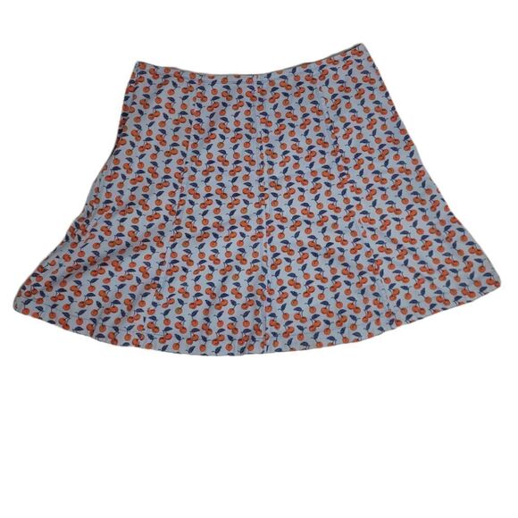 NEW Y2K cherry print skirt fruit print fit and flare plus size knee length 20W - Picture 2 of 8
